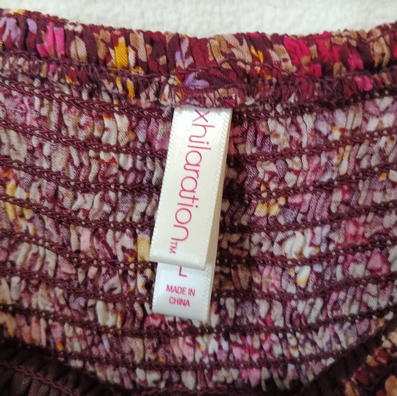 Xhilaration women's floral jumpsuit large - Picture 4 of 5